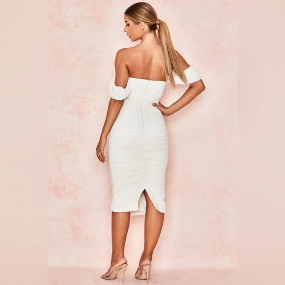 House of CB London Ivory Carlotta Dress - Picture 2 of 11